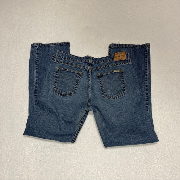 Levi Strauss Signature Womens Stretch Low-Rise Bootcut Blue Light/Medium 8 Short - Picture 4 of 12